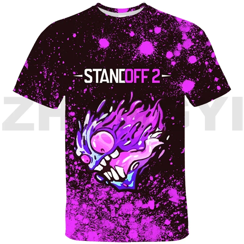 3D Printed Standoff 2 T-shirts for Men Hip-Hop High Street Oversized T Shirt Kids Casual Anime Short Sleeve Summer Harajuku Tees