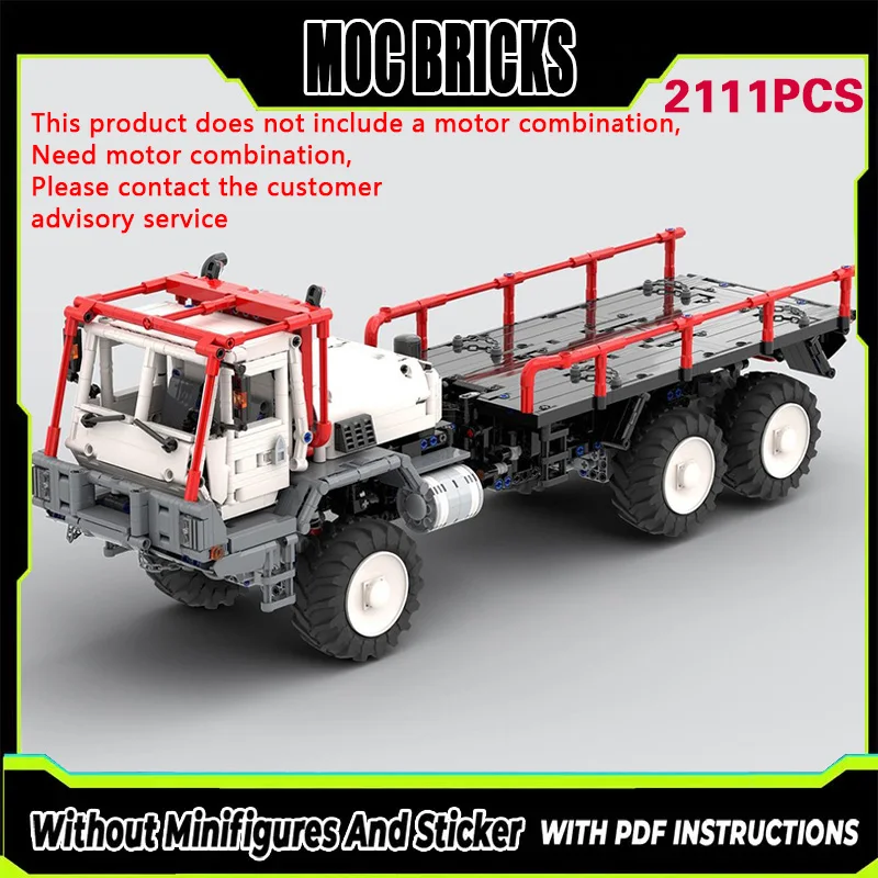 

Конструктор City Car Model MOC: Внедорожник Delta 6x6 на модульной технологии, подарки, праздничные наборы для сборки, детские игрушки