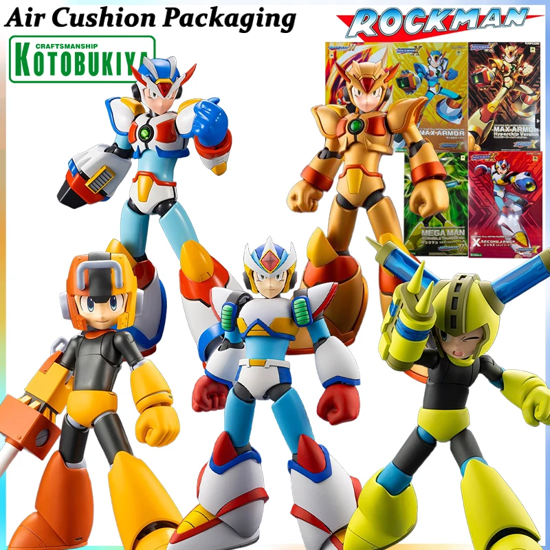 

Оригинальные фигурки Kotobukiya ROCKMAN X 11 Mega Man Series Third Armour, Second Armour, Scramble, Thunder, Pile Driver, модель игрушки