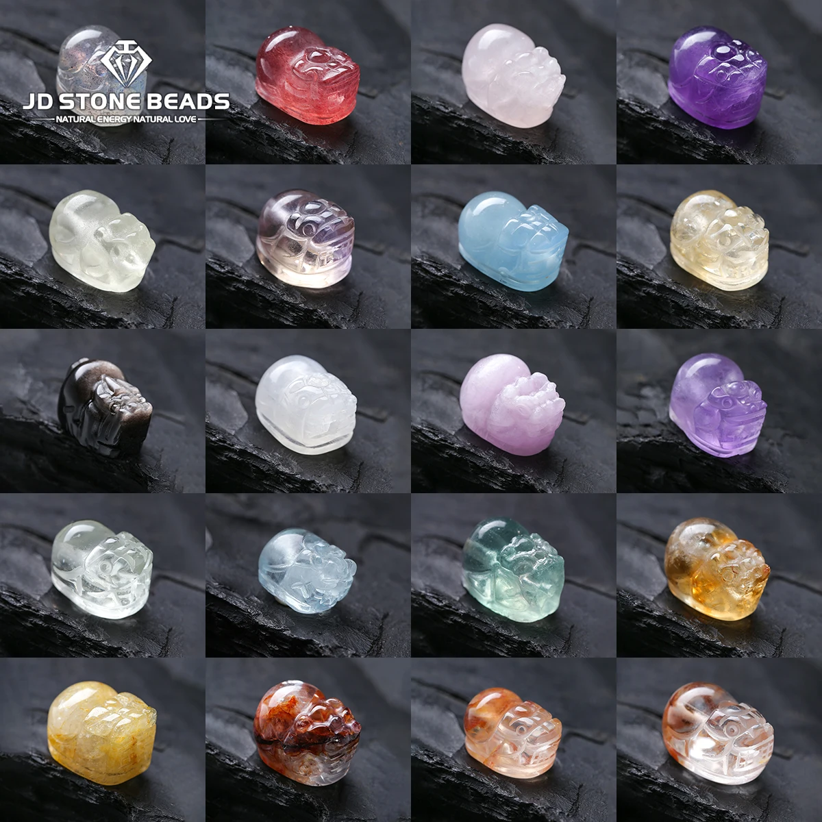 

1 шт. натуральный камень аквамарин цитрин резной богатство Lucky Pixiu бусина для изготовления ювелирных изделий DIY ожерелье браслет очаровательные аксессуары