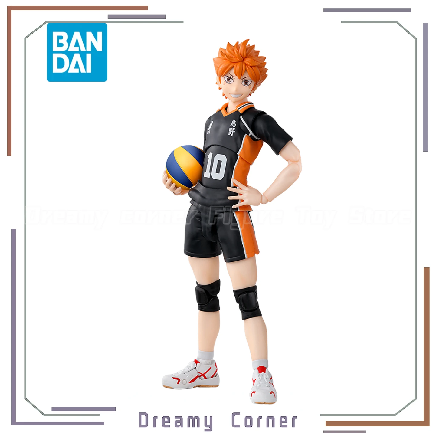 

【In Stock】Original BANDAI SPIRITS S.H.Figuarts Haikyuu Hinata Shoyo Action Figure Model Collection Ornament