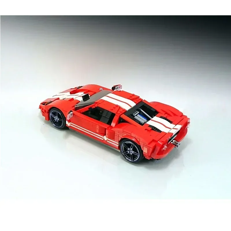 MOC-20825 Red Classic Super GT Sports Car Assembly Splicing Building Block Model 899 Building Block Parts Kids Birthday Toy Gift