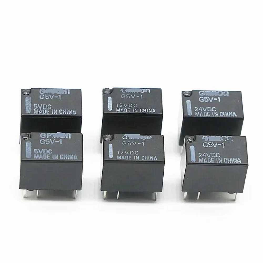 10PCS/Lot G5V-1-3VDC  G5V-1-5VDC  G5V-1-9VDC  G5V-1-12VDC  G5V-1-24VDC  DIP-6  New Original Small Signal Relay G5V-1