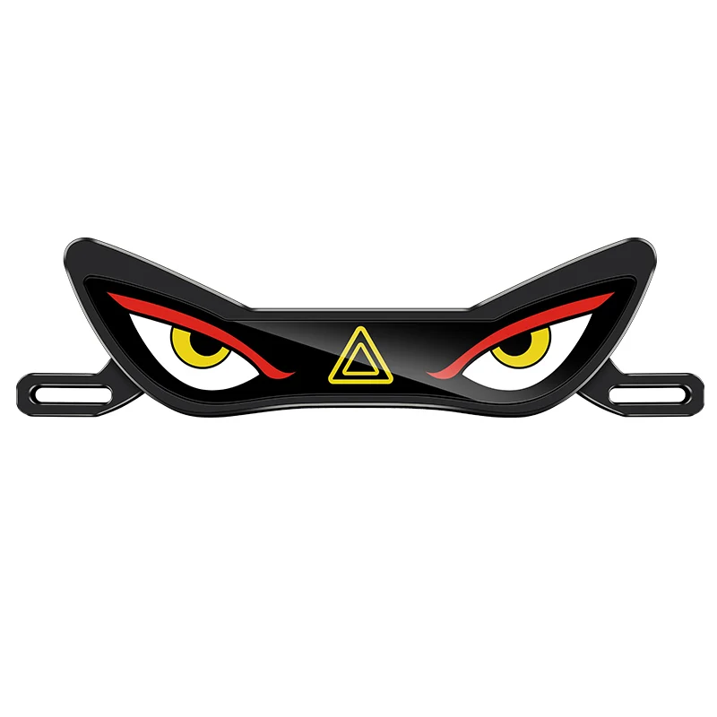 Motorcycle Cool Demon Eye LED License Plate Waterproof Ambient Light Headlight Brake Light Motorcycles light Modified Decoration view 5