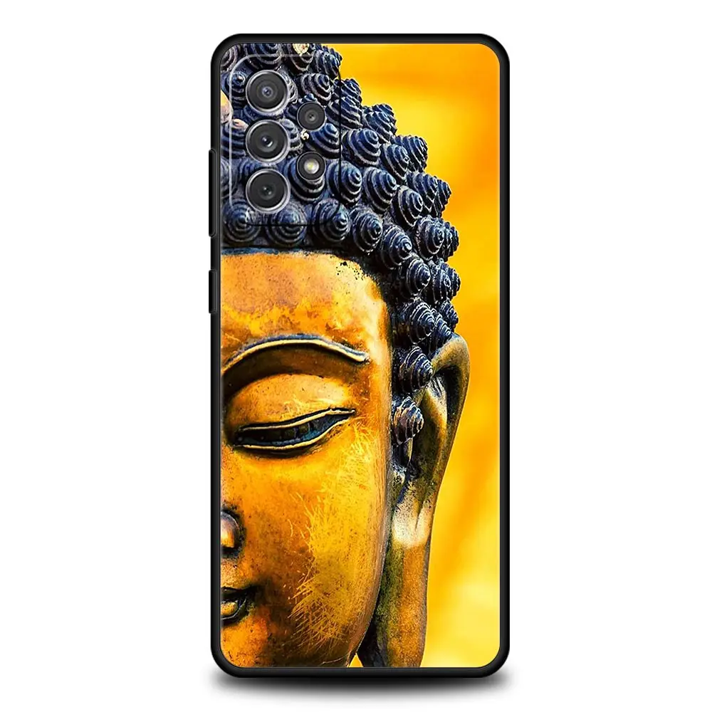 Phone Case For Samsung Galaxy A51 A71 A41 A31 A21S A11 A01 A03S A12 A32 A52 A22 A13 A23 A33 A53 5G Mandala Chakra Gautama Buddha