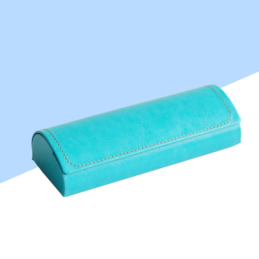 

Portable Sunglasses Box Durable Eyeglass Case Small Travel Protector for Male Female Blue Sunglasses Box Eyeglass Protector