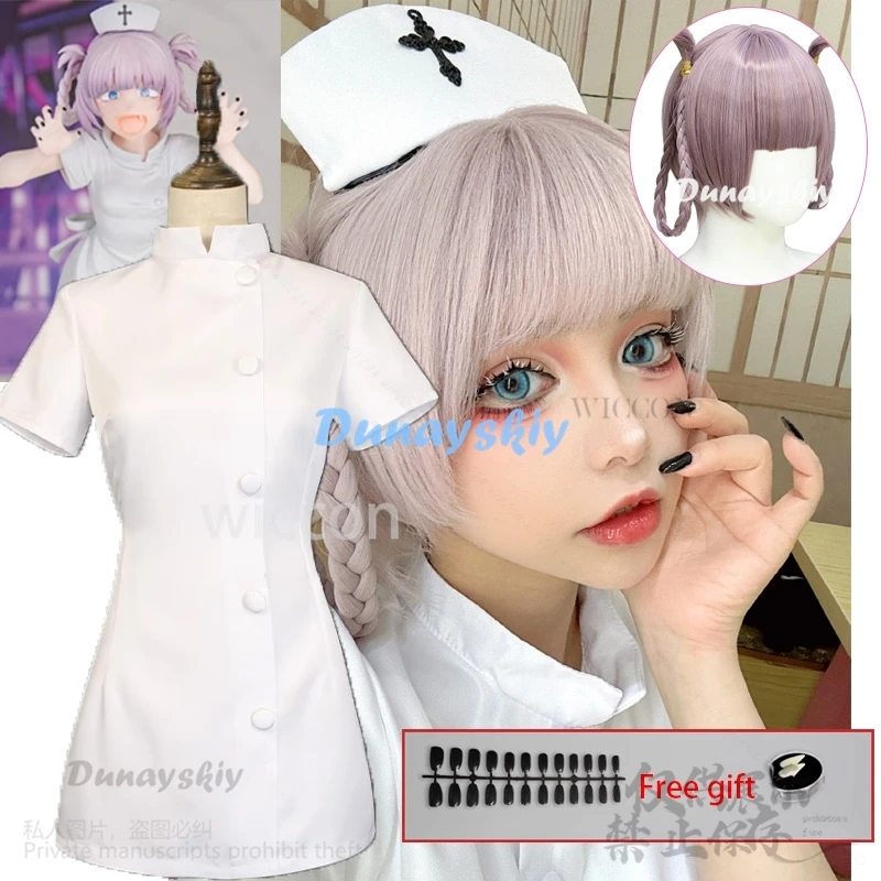 Anime Call Of The Night Cosplay Nazuna Nanakusa Nurse Uniform Sexy Suit Halloween Woman Girls Costume Cos Wigs Roleplay Lolita