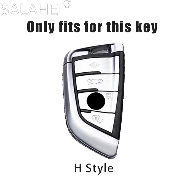 Leather Car Key Case Cover Shell Fob For BMW X1 X3 X4 X5 F15 X6 F16 G30 7 Series G11 F48 F39 520 525 f30 Keychain Accessories