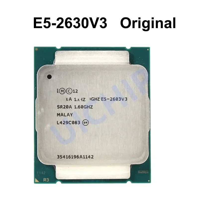 

XEON E5 2630V3 CPU PROCESSOR 8 CORE 2.40GHZ 8-Core 20M Cache 1866MHz FSB FCLGA2011-3 85W E5 2630 V3