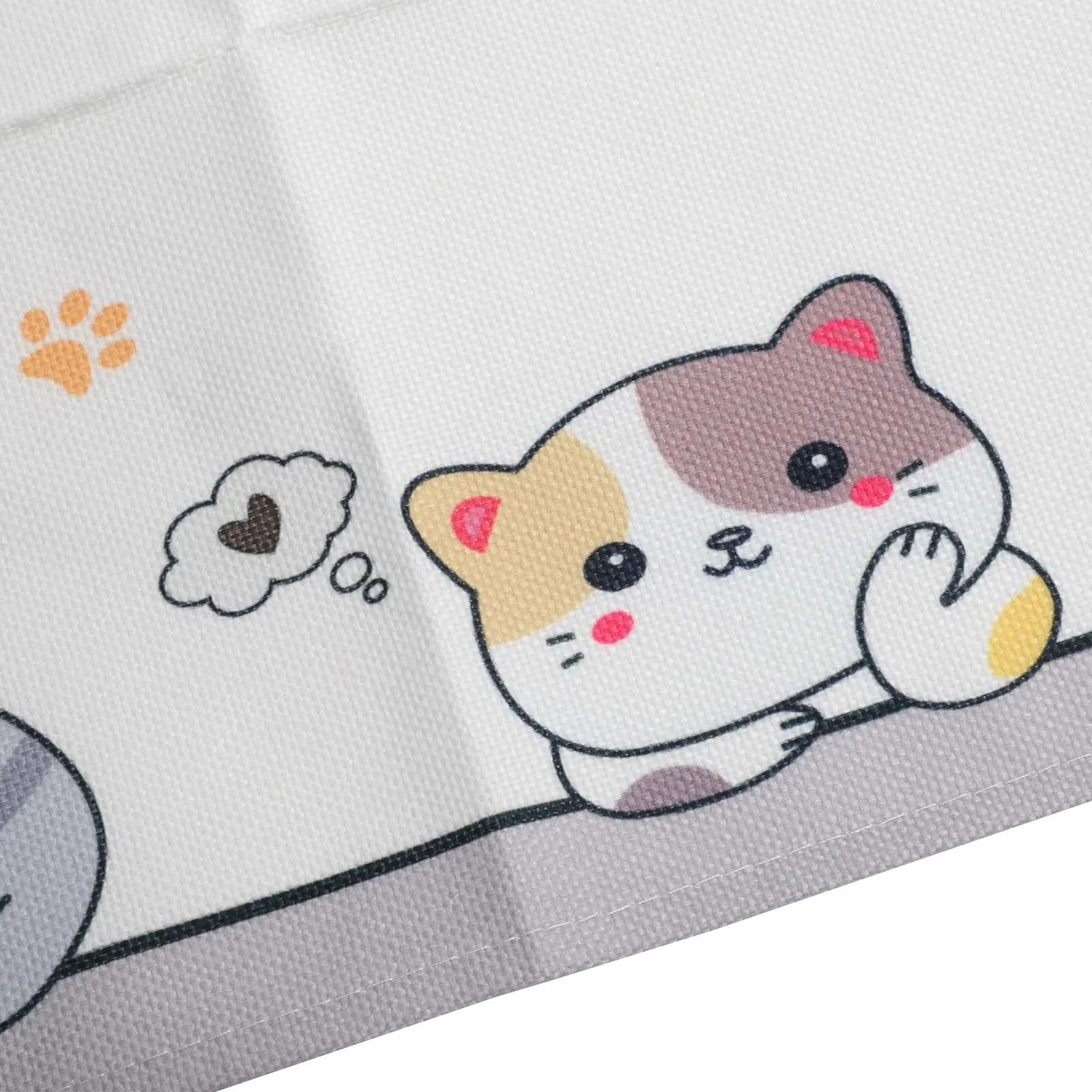 Cat Pattern Cover Decorative Cover Cleaner Space Home Environment White Efficient Performance Stylish Addition