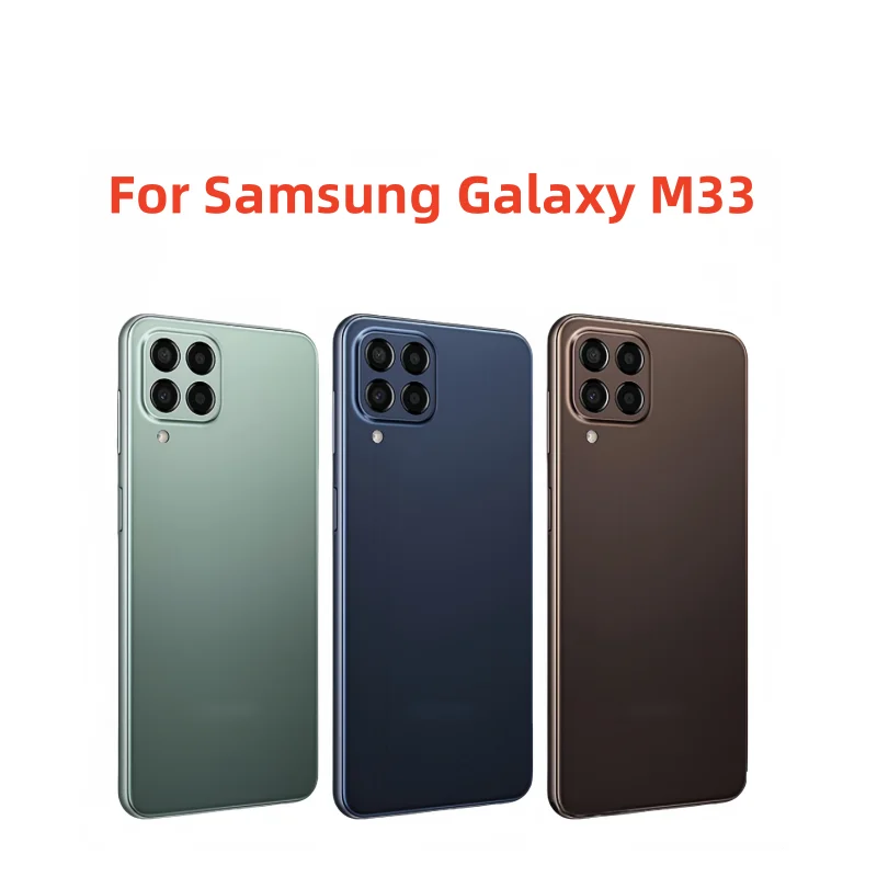

Замена заднего стекла для Samsung Galaxy M33 SM-M336B SM-M336BU SM-M336BU/DS SM-M336K Задняя крышка Задняя крышка