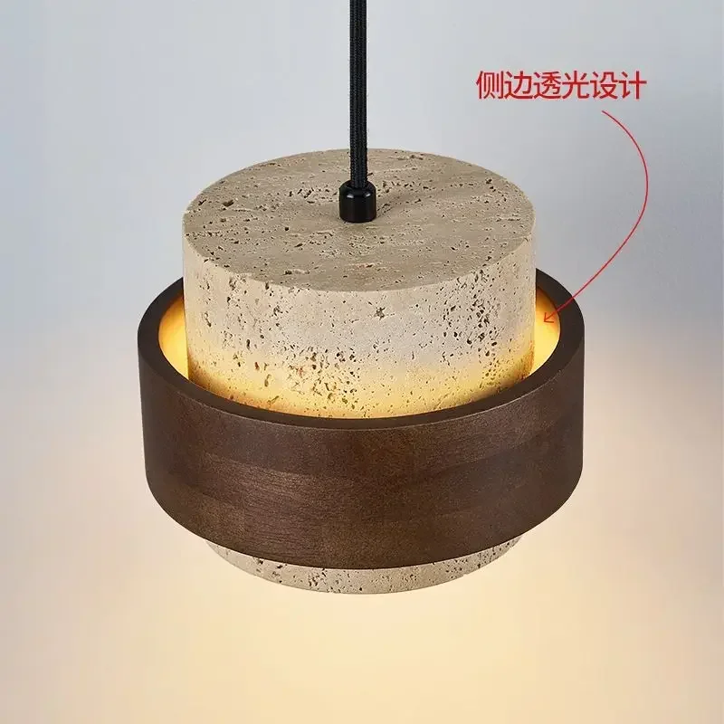 Middle aged bedroom  pendant light with a high-end feel that can be raised and lowered, retro  restaurant lighting fixtures