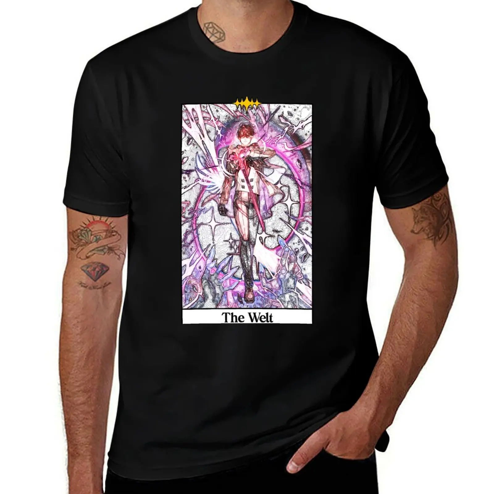 

The Welt Tarot Style T-Shirt graphics plus size clothes plus sizes slim fit t shirts for men