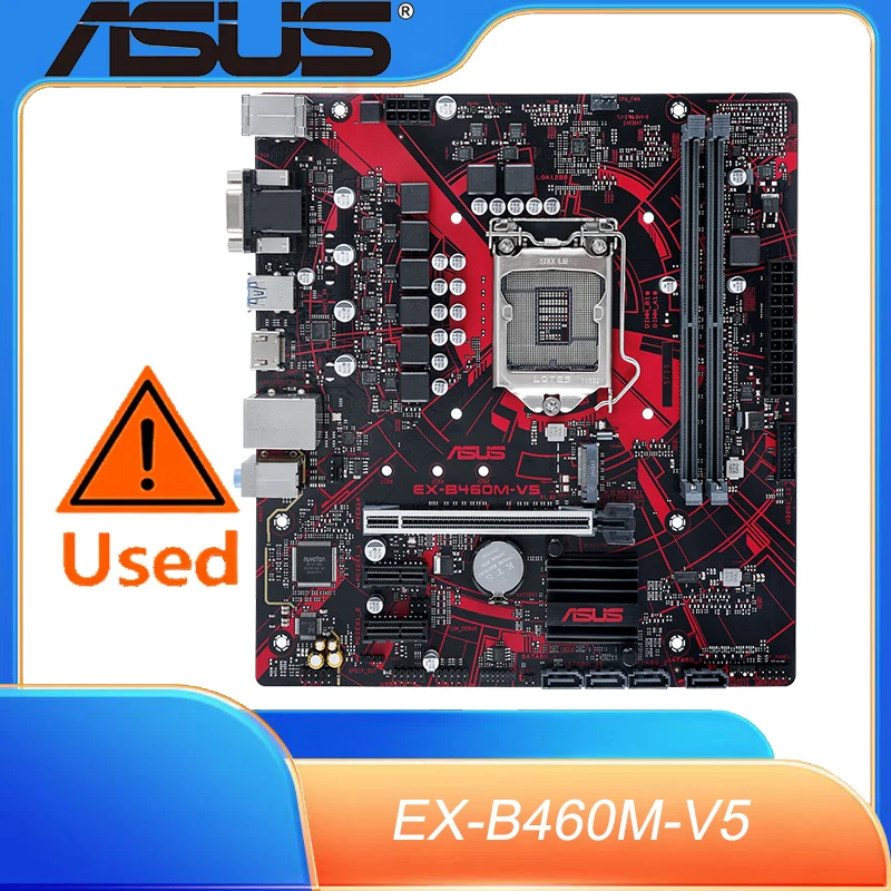 

ASUS EX-B460M-V5 Motherboard LGA 1200 Chipset Intel B460 DDR4 VGA HDMI