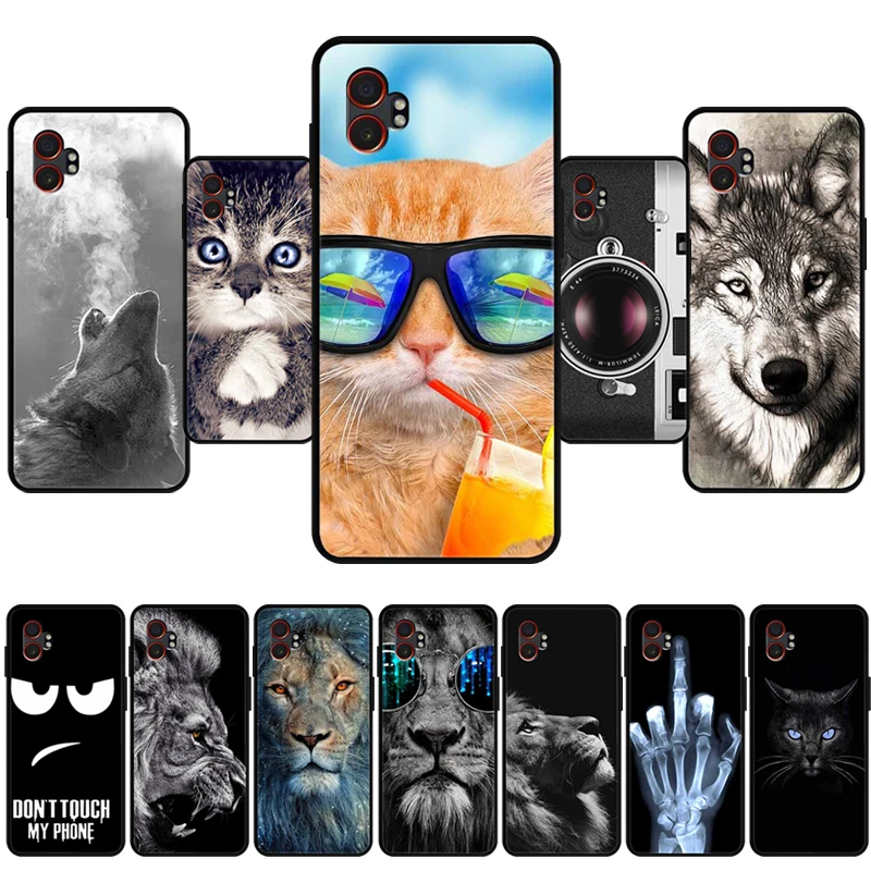 For Samsung Galaxy XCover7 Pro Case Popular Picture Black Silicone Soft Back Cover Case For Galaxy XCover7 Pro Phone Coque 6.6"
