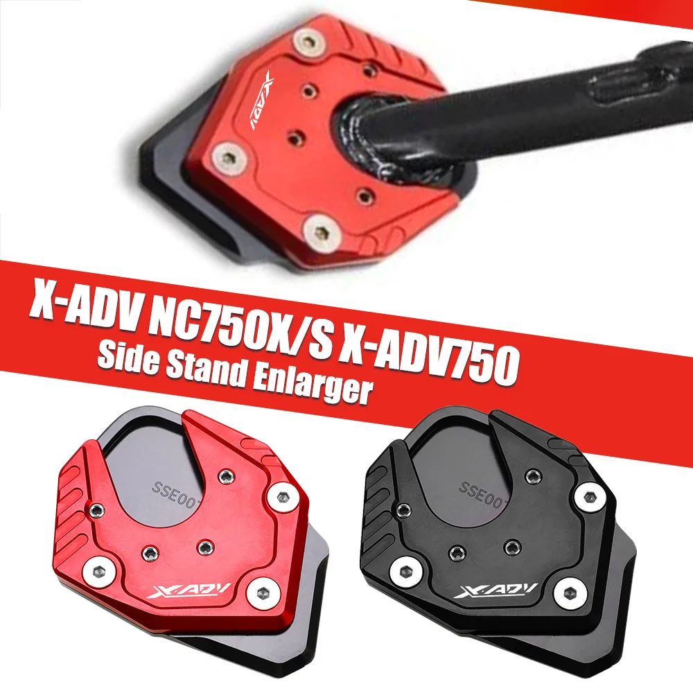 

Motorcycle For HONDA X-ADV NC750X/S X-ADV750 2017 2018 2019 Accessories Kickstand Extension Pad Foot Side Stand Extension Plate