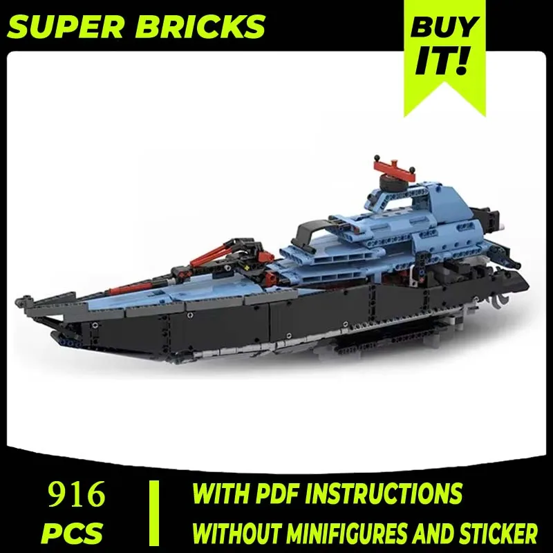 Blocs de construction Moc de navire de guerre de type C, briques techniques, assemblage à monter soi-même, modèle de navire de guerre célèbre, jouets pour enfants, cadeaux de vacances, 42066