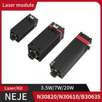 NEJE 3.5W7W20W  Laser Module 450nm Engraving Laser Head Fixed Focal Length High Precision Engraving for CNC Laser Engraver