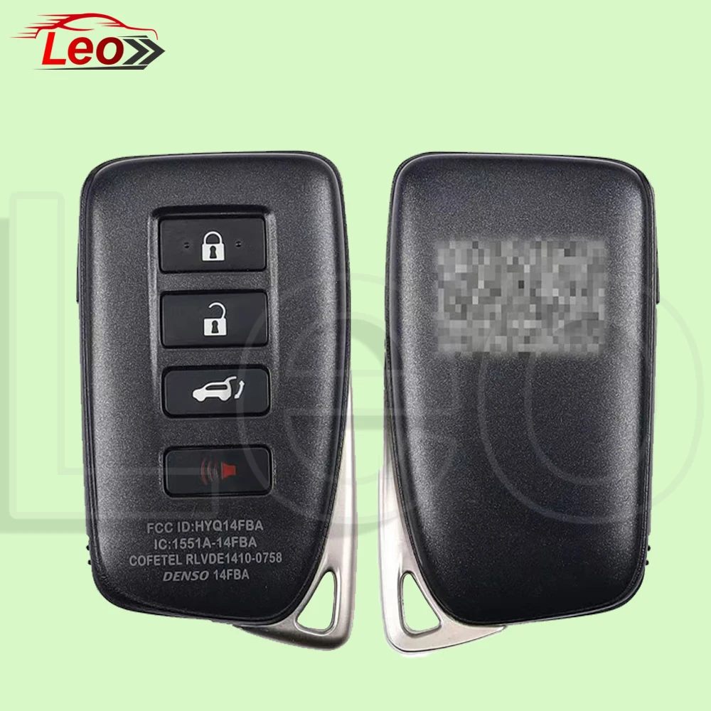 Leo FCCID:HYQ14FBA Car Smart Remote Key Shell with Lg For Lexus RX300 RX350 RX450H RX500 LS500H LX570  NX200t NX300 NX300h 2015+