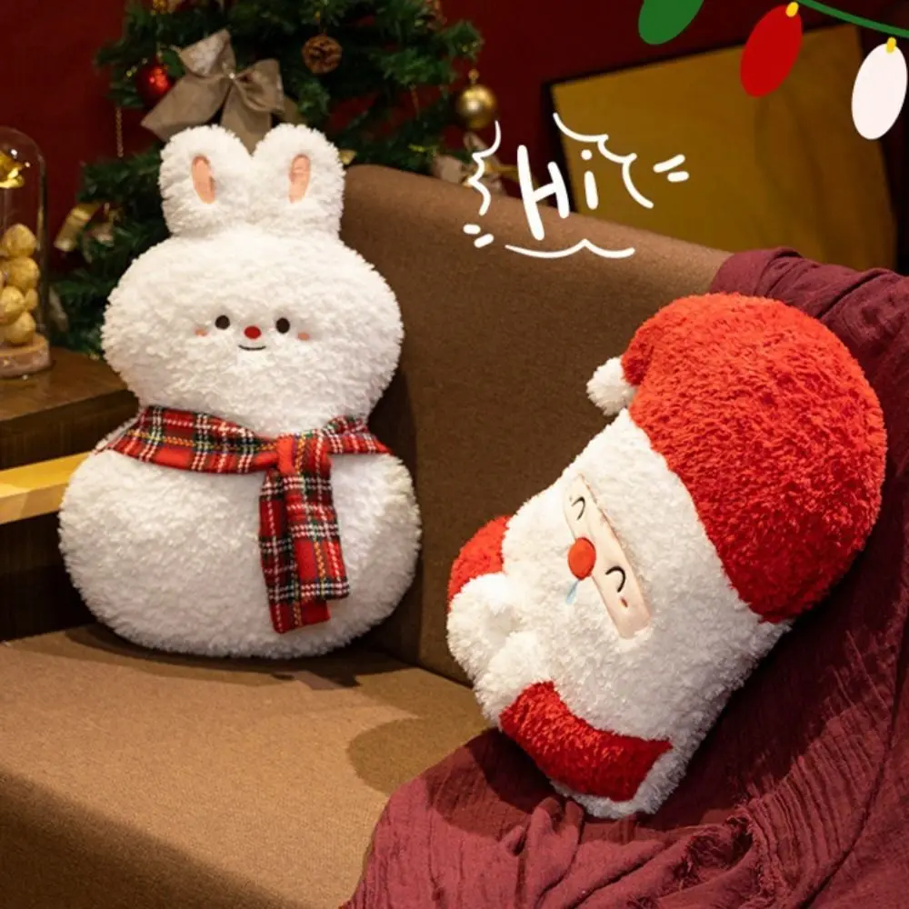 

Home Decor Cartoon Xmas Throw Pillow Soft Cuddly Sofa Plush Cushion Comfortable Rabbit Christmas Tree Doll Gift