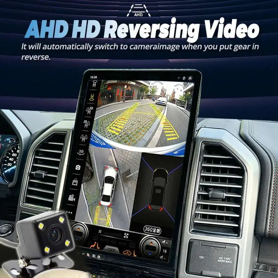 For Ford F150 F250 2015-2021 Android 16.8 Inch 8+128GB Car GPS Navigation Multimedia Player Radio Tape Head unit Head Unit 2din