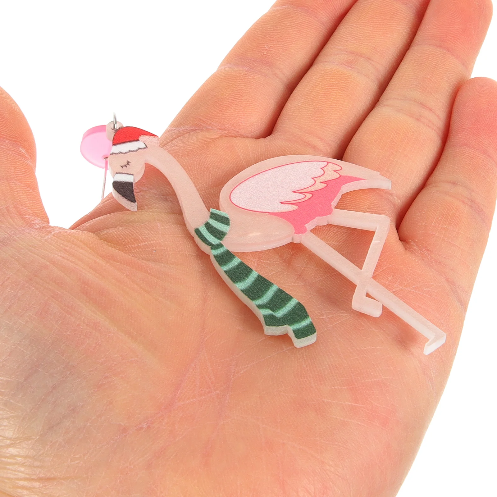 

Flamingo Earrings Dangle Drop for Women Girls Acrylic Lightweight Fashionable Ear Accessories Bright Color Versatile Stylish