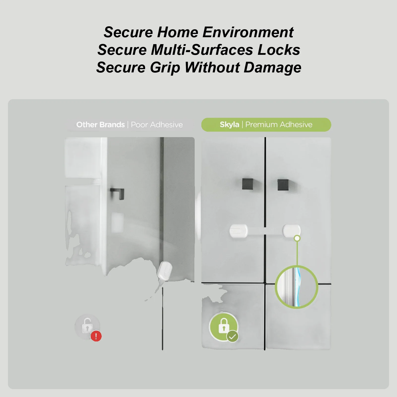 

Замки для шкафа с защитой от детей, дверные защелки для ящиков с защитой от детей, защитная защелка с безопасной застежкой для кухонного холодильника