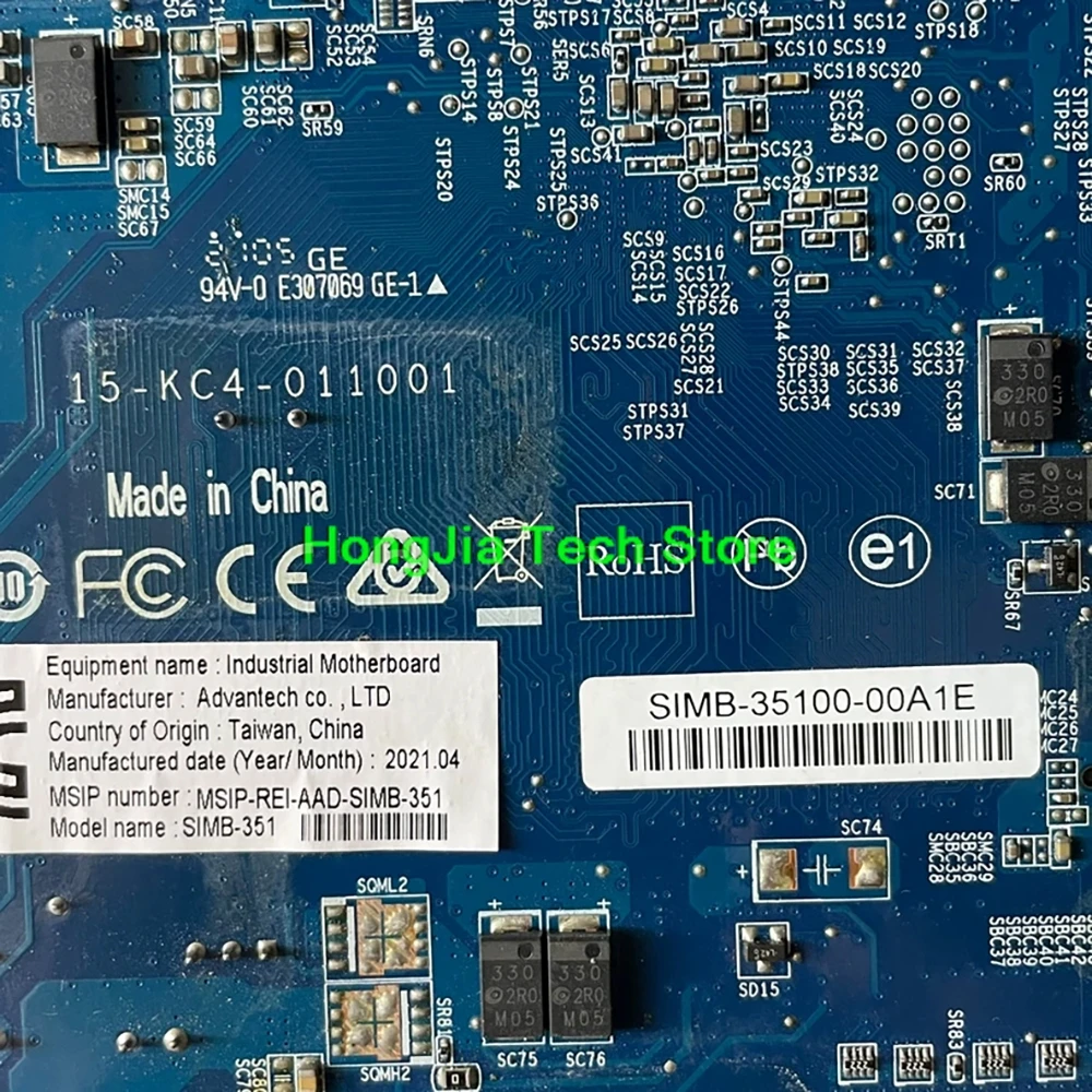 

SIMB-351 A101-3 Industrial control motherboard Dual Network port SIMB-35100-00A1E