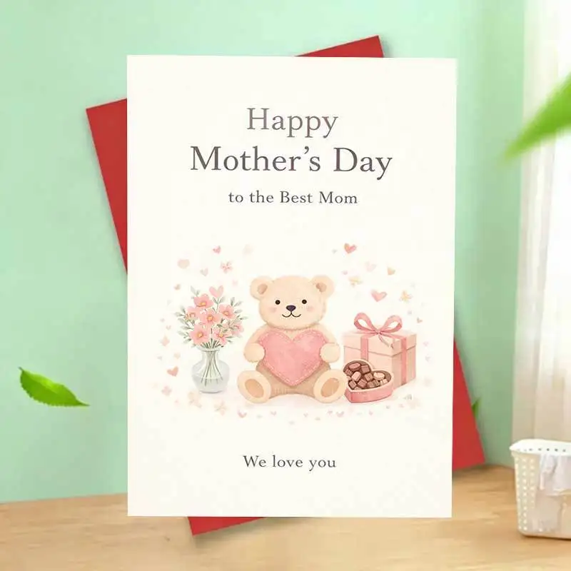 A perfect way to express your love for your favorite mother, a single Mother's Day card