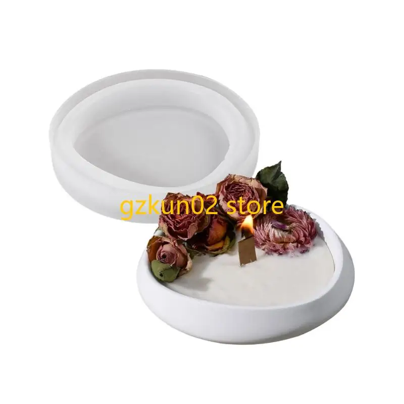 

Многоцелевая силиконовая форма KXRB для тарелок ручной работы и ароматизированной свечи в уникальном дизайне с волнкой формы