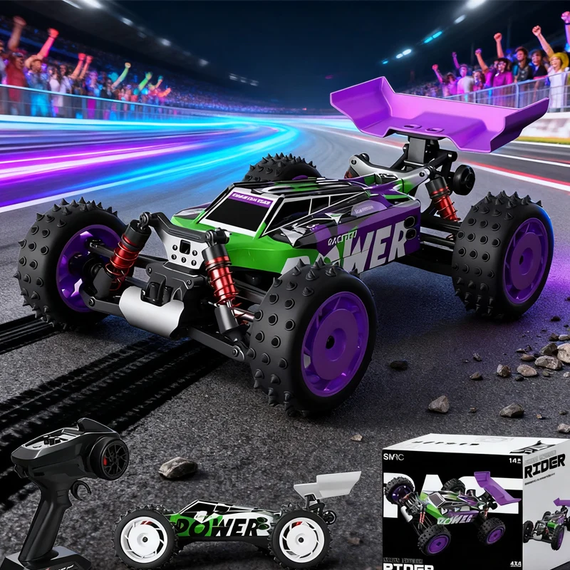 

Smrc Rc Car 1/16 Full-Scale High-Speed 4x4 Off-Road Vehicle Brushless Motor Remote-Controlled Drifting Car For Boy'S Gift