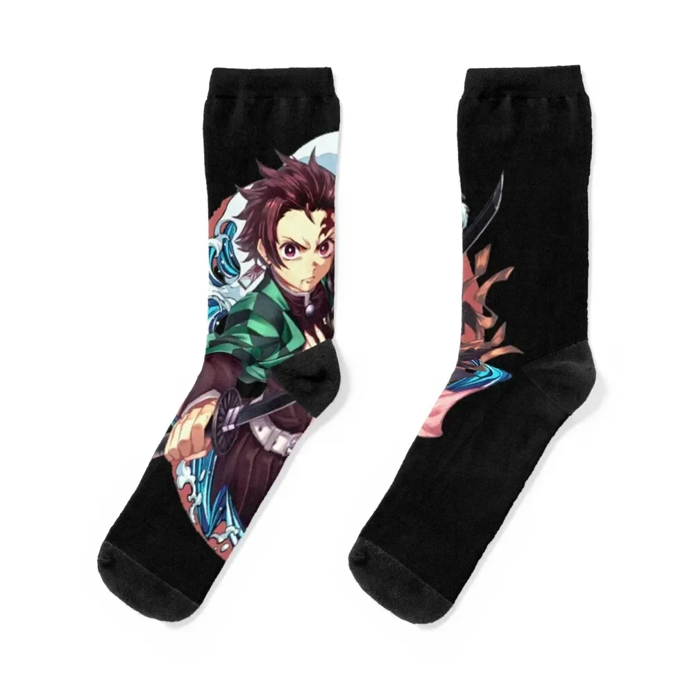 

Kimetsuu Demon tanjirii Demon Socks Men's anime New year's floral Socks Male Women's