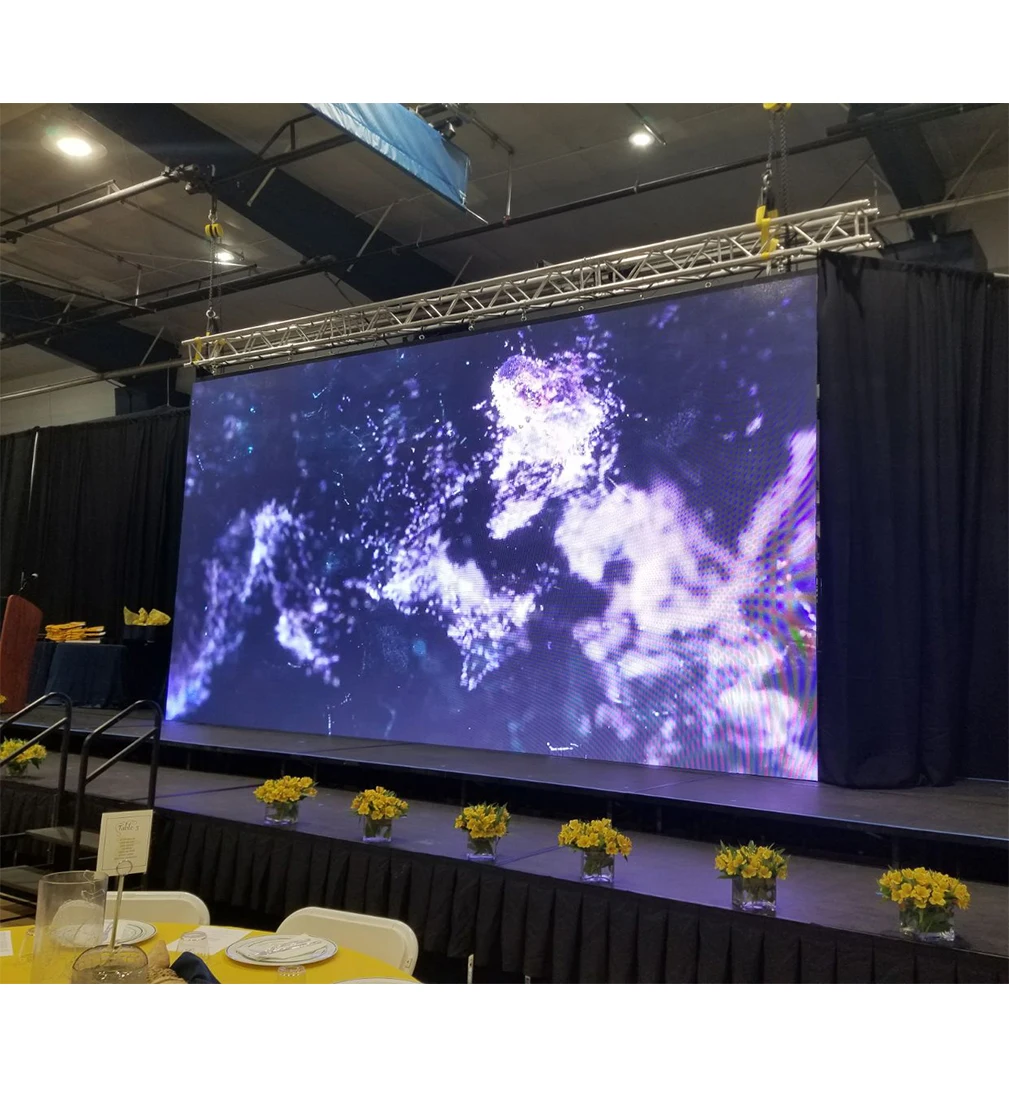 จอแสดงผล LED แบบพิกเซลพิทช์ P3.91 มม. สำหรับใช้งานภายใน/ภายนอกอาคาร มาตรฐาน IP65 เหมาะสำหรับเวทีโบสถ์ ร้านค้าปลีก งานอีเวนต์ รถไฟใต้ดิน และห้างสรรพสินค้า