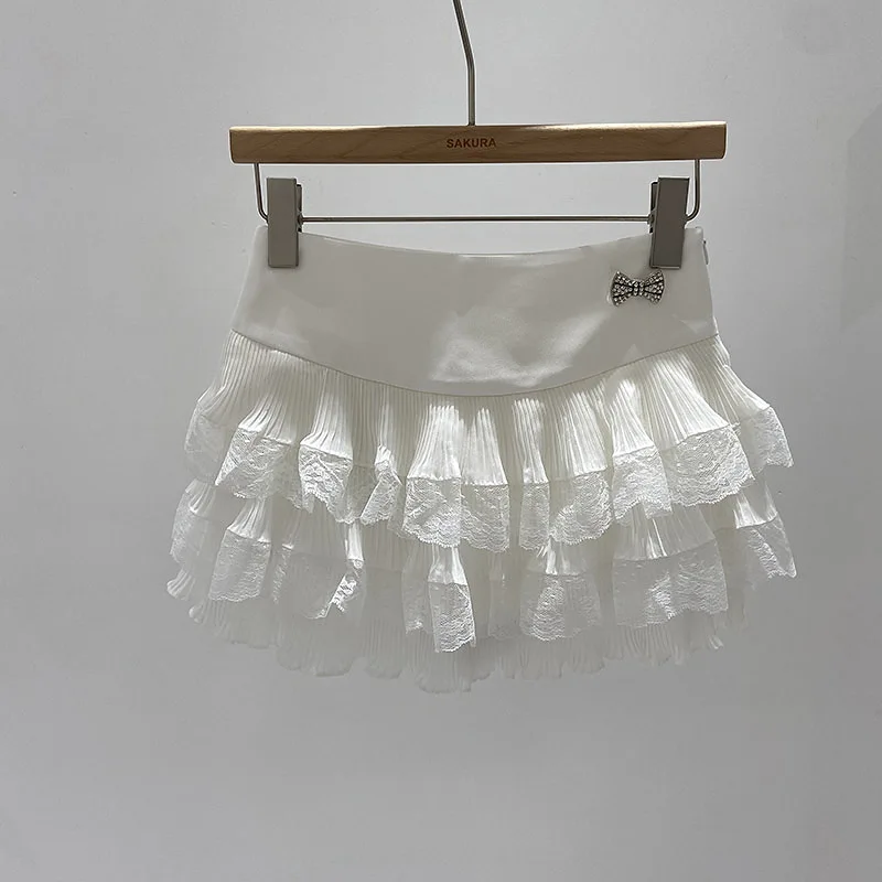 レースパッチワークボウスカート-2025-セクシーバレエaラインスカート-ゴス-y2k-ブラックレーストリムボウ-aラインミニスカート-レディース-韓国ストリートウェア