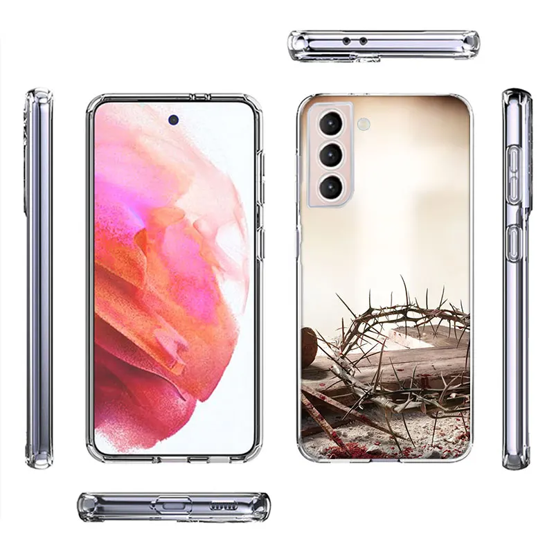 Jesus, The Crown of Thorns Phone Case For Galaxy A14 A24 A34 A54 Samsung A02S A12 A22 A32 A42 A52 A72 A13 A33 A53 5G A03 A03S A2