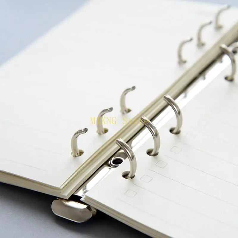 26 Ringen Bindmiddel Wervelkolom Metalen Bindkam Grote Bindcapaciteit voor Hervulbare Notebook Bindmiddel Journal Planner