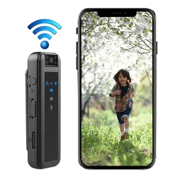 Small Invisible Motion Camera HD1080P Law Enforcement Recorder Infrared Night Vision Outdoor Sports Camera Back Clip