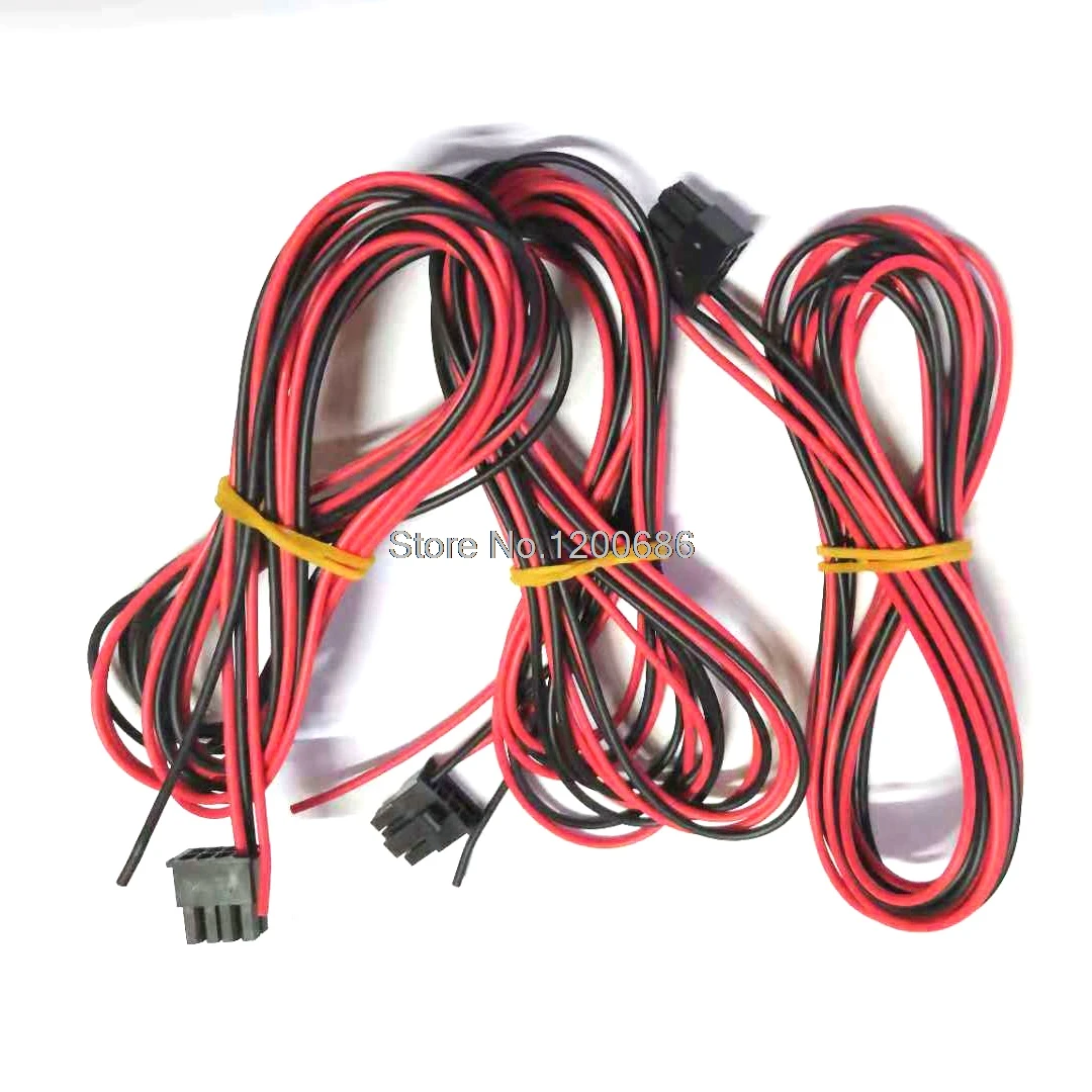 Custom wiring harness 2 meters of 2 conductor AWG 20 wire connected to a Molex 43025-0800 3.0MM