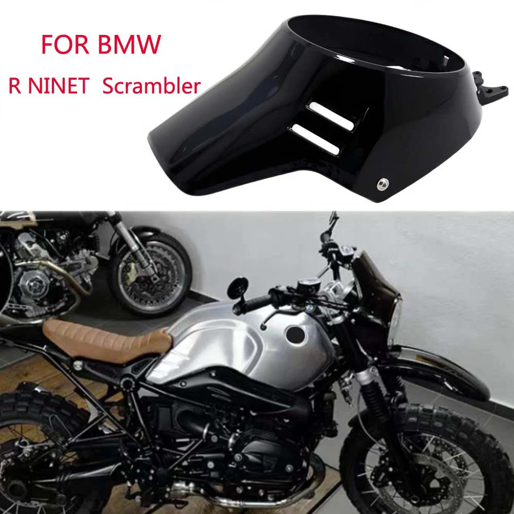 For BMW R NINE T R9T Urban G/S Scrambler 2016-2022 Motorcycle Headlight Mask Fairing Front Cowl Windscreen Head Lamp Protective