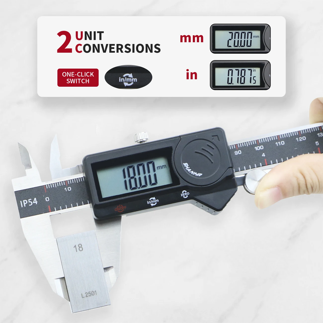 SHANHR Digital Vernier Caliper - Digital Caliper 150Mm Stainless Steel 评论和价格