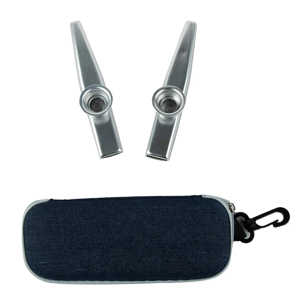 كازو معدن كازو مع حقيبة تخزين إيفا ارتفاع 4.1 سنتيمتر طول 16.5 سنتيمتر معدن كازو الفم الناي آلة موسيقية جديدة #3