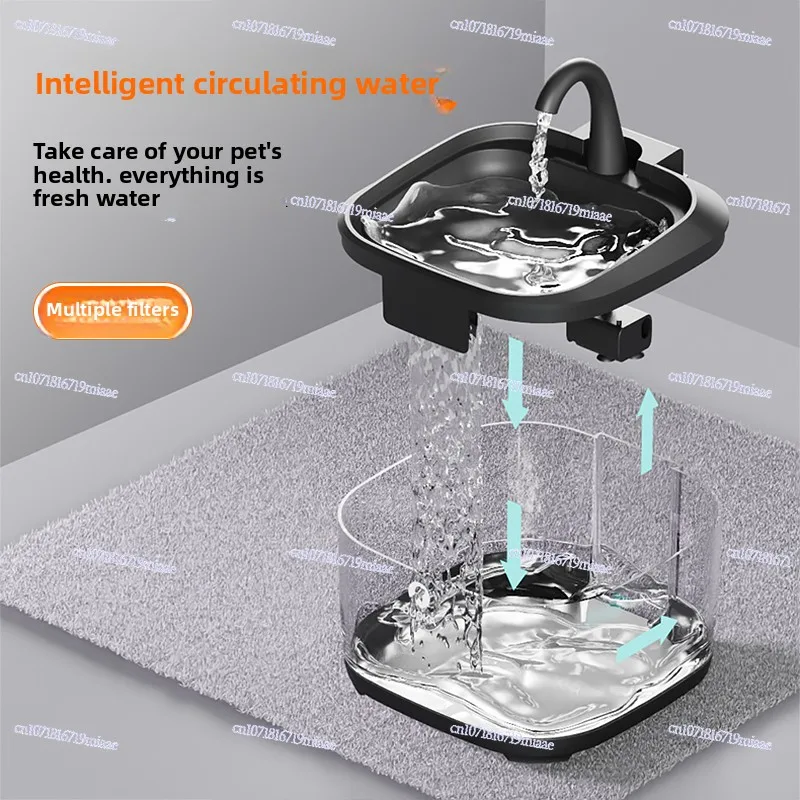 Automatic Water Dispenser Constant Temperature Heating Circulating Wireless Unplugged Water Feeder