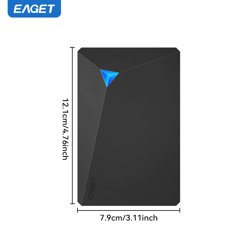 EAGET Portable HDD G20 5400 RPM USB 3.0 Hard Disk Drive 250gb 500gb 1T 2T External Mechanical Hard Drive for Laptop Desktop