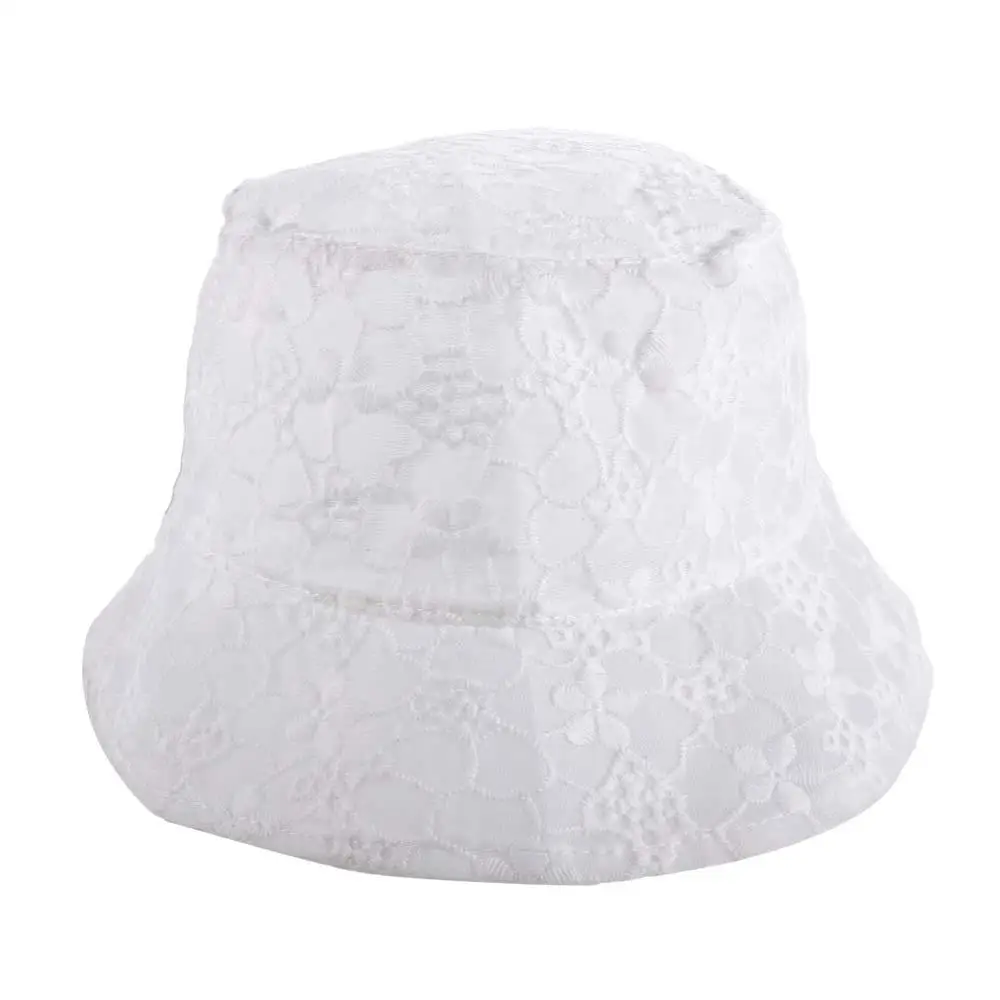 

Foldable Thin Casual Style Flower For Women Sun Protection Summer Hat Mesh Hollow Lace Bucket Hat Sun Cap Female Hats Sun Hat