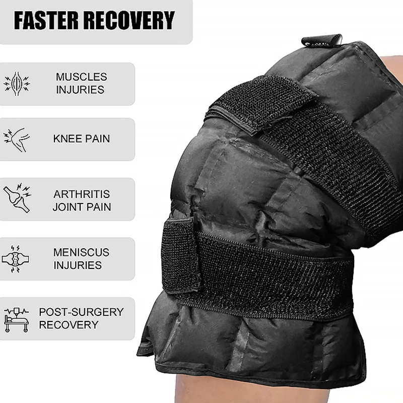 1 New Multi-compartment Self-absorbing Water Knee Pads Ice Packs Physiotherapy Hot Compresses Heated Knee Pads Sports Pads