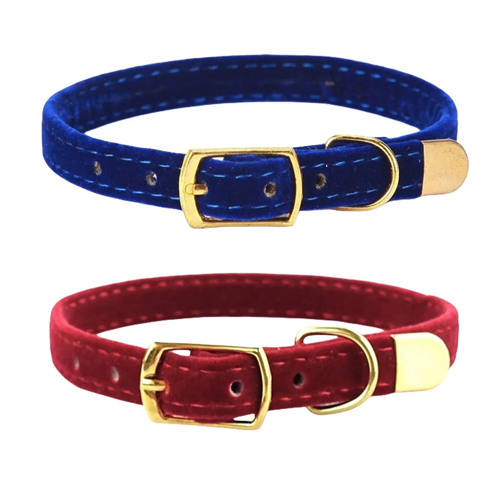 Cat Collar With Bell Safety Cat Collars Puppy Dog Collar For Cats Small Dogs Kittens Solid Pet Collar Pet Cat Accessories