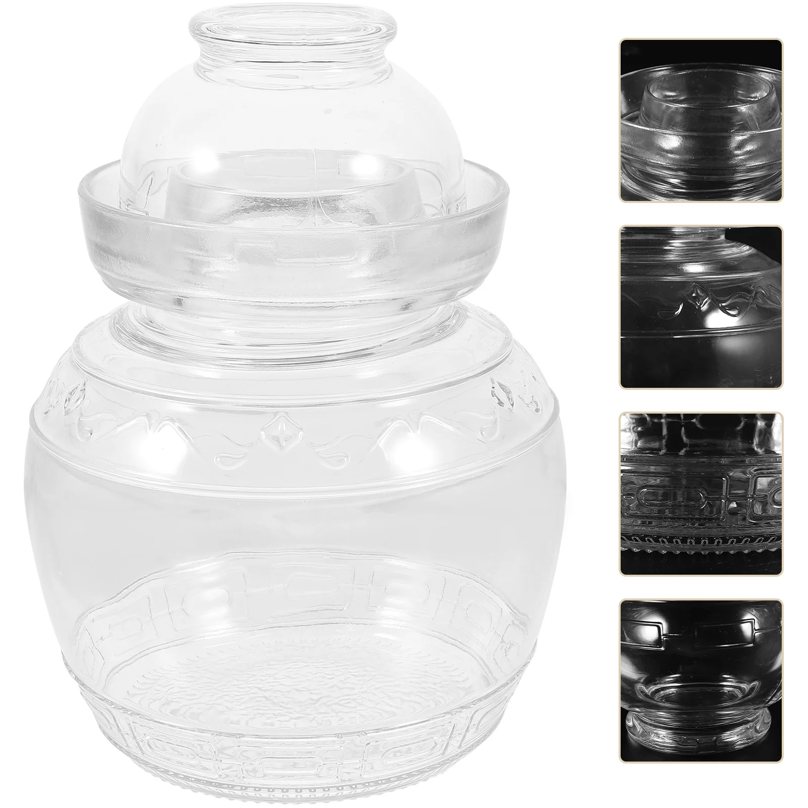 

Suite Fermenter Containers for Food Crock Sauerkraut Glass Fermentation Pot Chinese Pickle