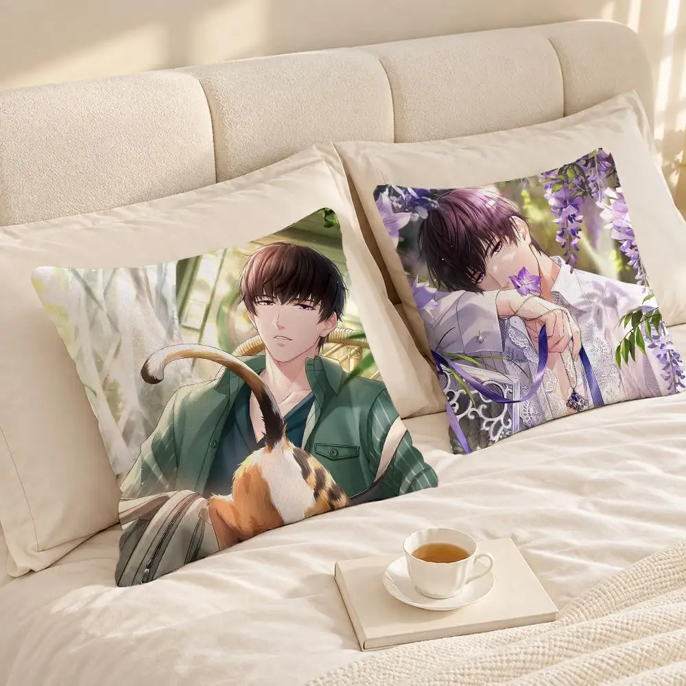 Game Adventure M-Mr Love Queen's Choice Cushion Cover Soft Short Plush throw pillow Sofa Bedroom Den Car Dorm Decor Gifts