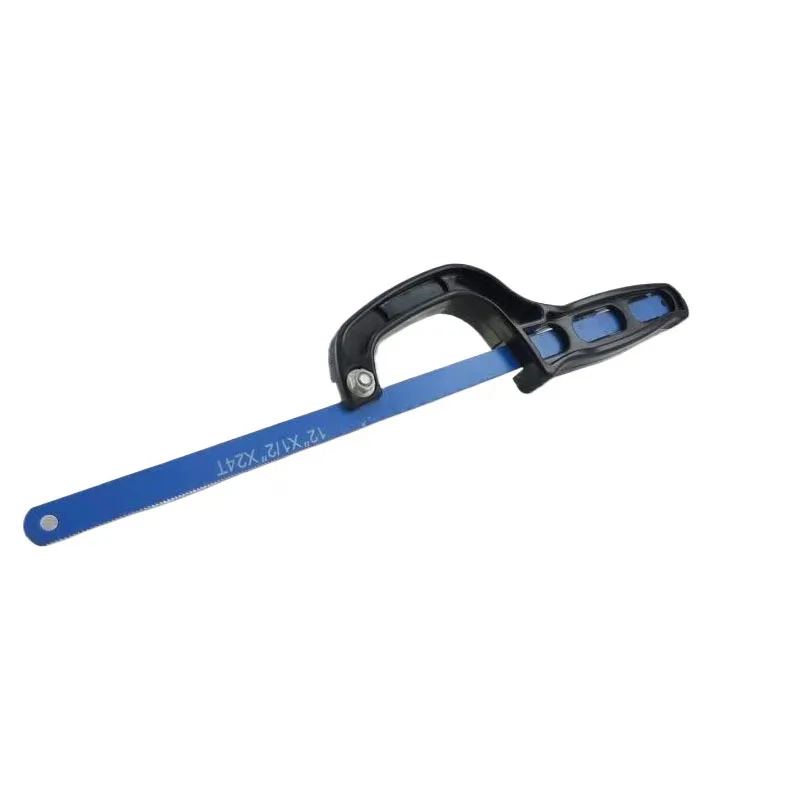 1PC Mini Saw Blue Adjustable Hacksaw Woodworking Saw Portable Hand Saw Plastic Handle Hand Tool Garden Hand Tools