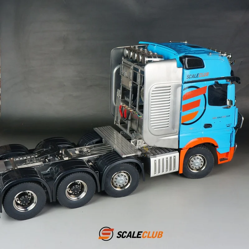 

Scaleclub Model 1/14 For Benz 8x8 Heavy Drag Chassis For Tamiya RC Trailer Tipper Car Diy Parts